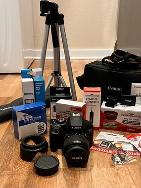 Canon Eos Rebel T6 Premium Bundle